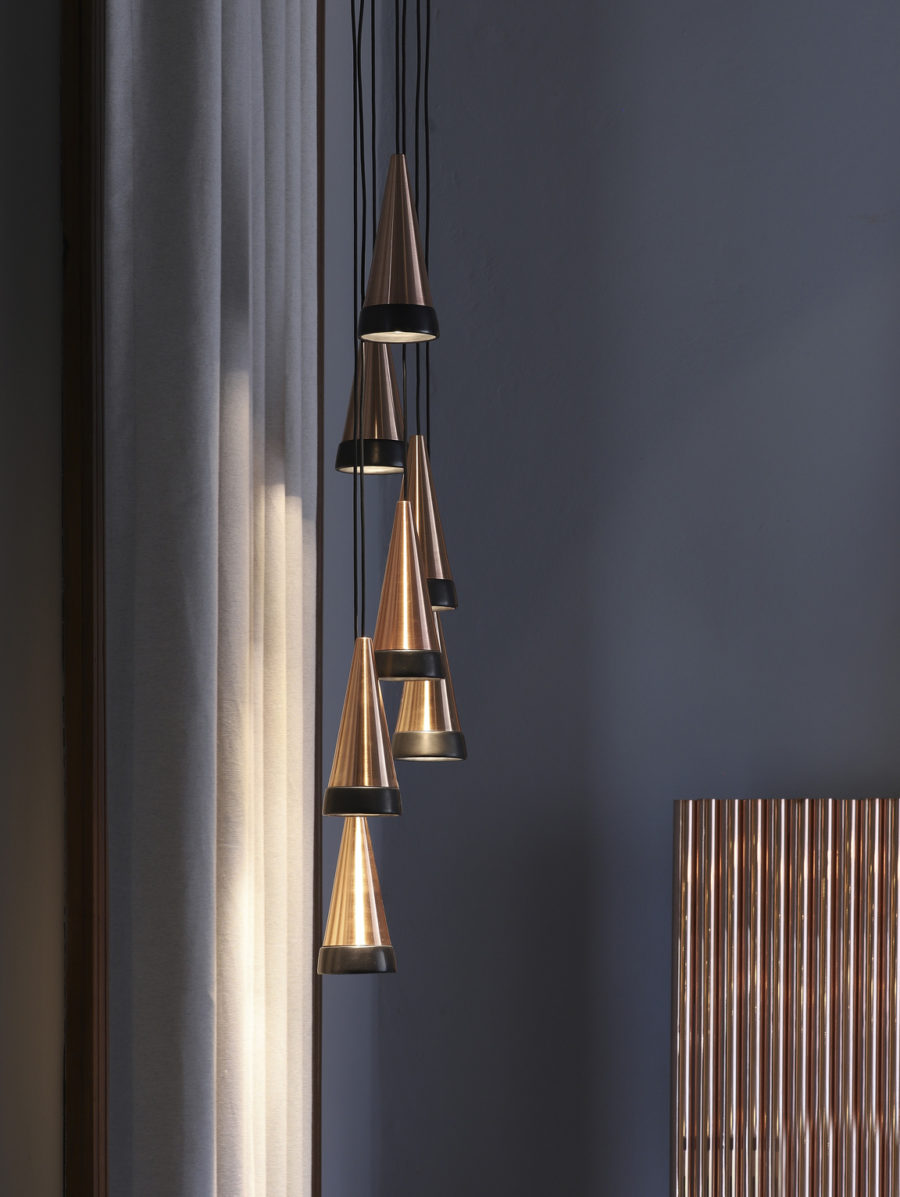 Chandelier Vitrif lamp in Showroom David Pompa Chandelier Vitrif lamp in Showroom David Pompa