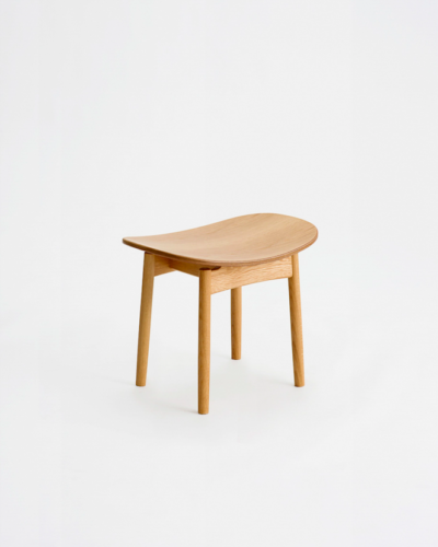 oak saga stool wood