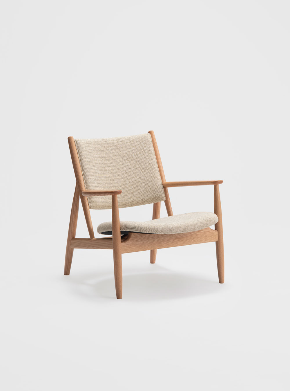 summit lounge chair natural oak