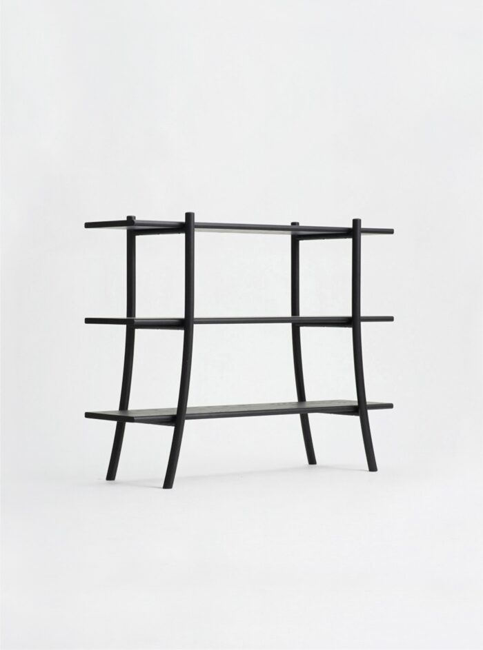 skyladder shelves low sumi ash ariake