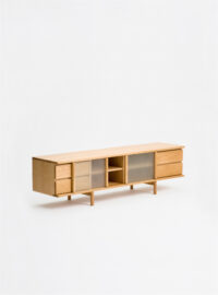 rikyu media console oak ariake