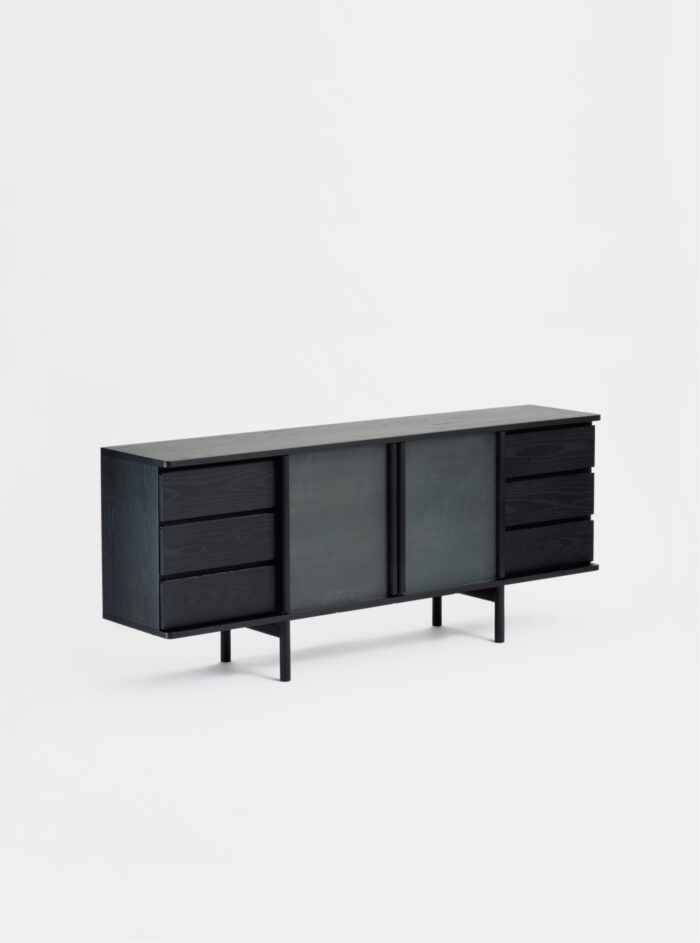 rikyu sideboard sumi ash ariake