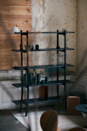 exhibition 2020 ariake bench les vrais skyladder shelves high ariake