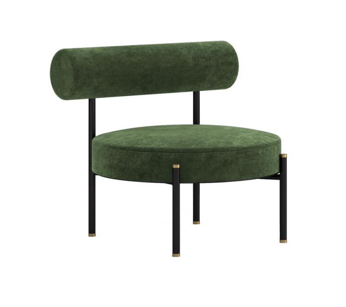 Rest lounge chair green