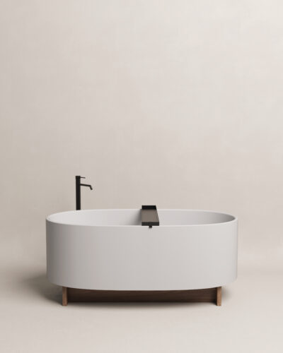 Beam bathtub, white background - Ex.t - LES VRAIS